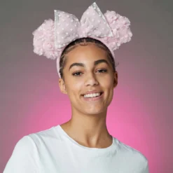 Disneyland Serre-tête à Oreilles De Minnie Avec Coeurs Et Fleurs Pour Adultes -Disney 428403698660 1