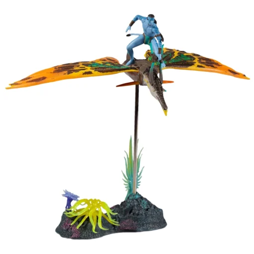 Bandai Ensemble De Figurines Jake Sully Et Tsurak, Avatar : La Voie De L'eau – Image 3