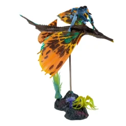 Bandai Ensemble De Figurines Jake Sully Et Tsurak, Avatar : La Voie De L'eau