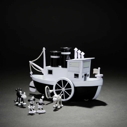 Bateau Musical Mickey Et Minnie Steamboat Willie Disney100 Decades – Image 2