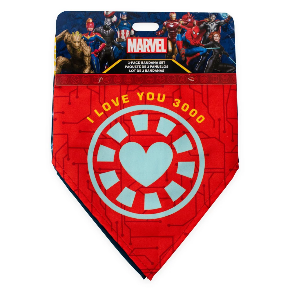 Disney Store Ensemble De Bandanas Pour Animaux Marvel 1 Disney Store Ensemble De Bandanas Pour Animaux Marvel