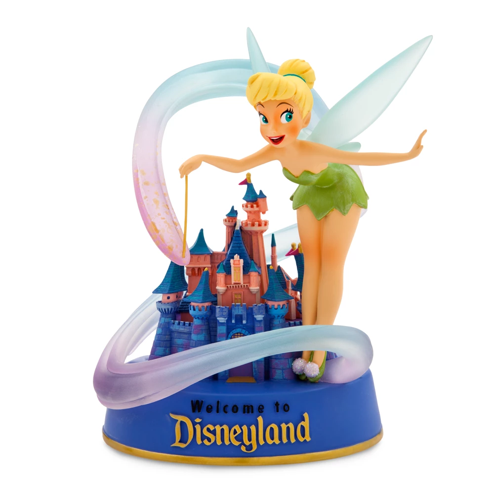 Disneyland Figurine Clochette Et Château De La Belle Au Bois Dormant, Disney100 Eras 1 Disneyland Figurine Clochette Et Château De La Belle Au Bois Dormant, Disney100 Eras