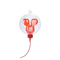 Disney Store Décoration Mickey Ballon Rouge Lumineuse à Suspendre