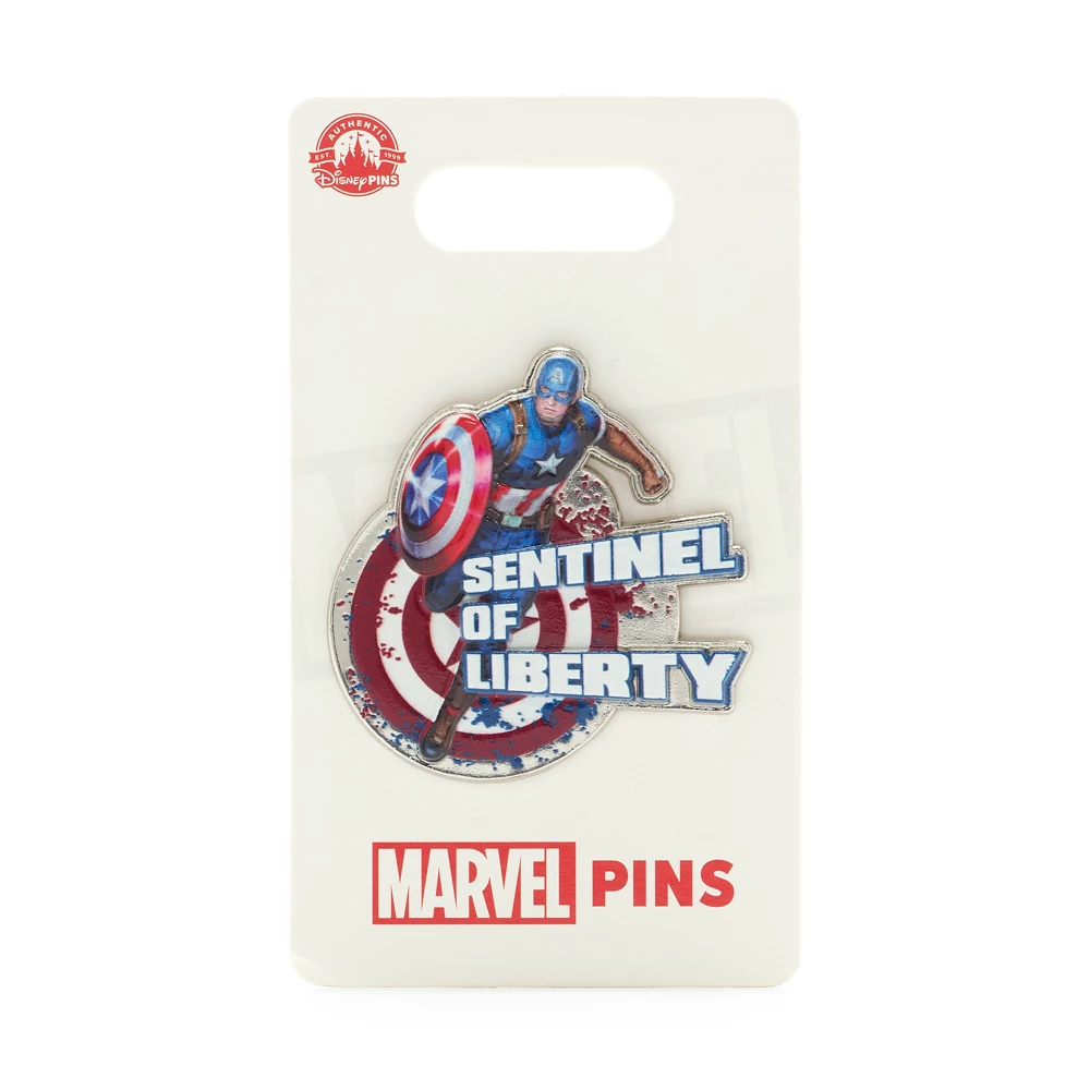 Disney Store Pin's Captain America, Captain America: Sentinel Of Liberty 2 Disney Store Pin's Captain America, Captain America: Sentinel Of Liberty – Image 2