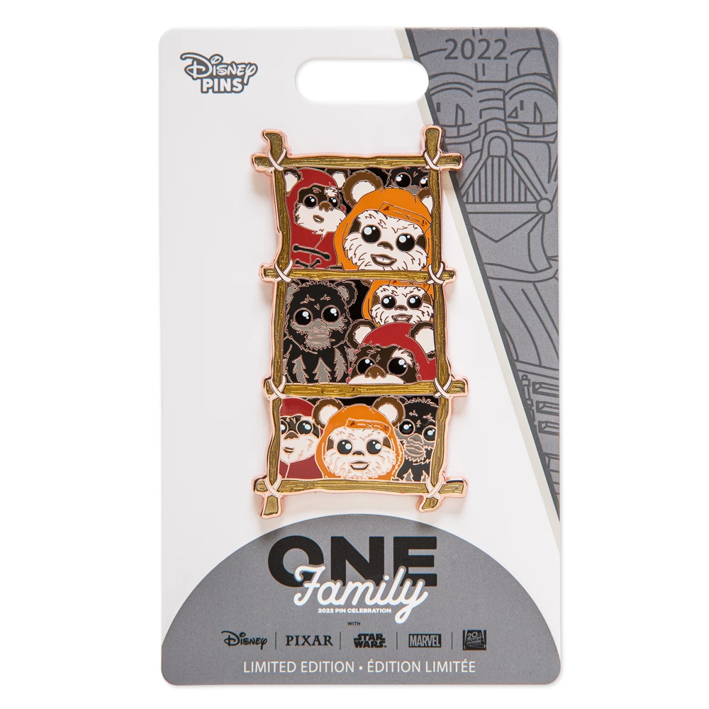 Disney One Family Pin's Ewoks "Dites Ouistiti !" En édition Limitée, Star Wars 2 Disney One Family Pin's Ewoks "Dites Ouistiti !" En édition Limitée, Star Wars – Image 2