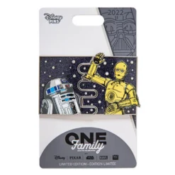 Disney One Family Pin's C-3PO Et R2-D2 "Amis Pour La Vie", Star Wars 9 Disney One Family Pin's C-3PO Et R2-D2 "Amis Pour La Vie", Star Wars -Disney 466043290929 4