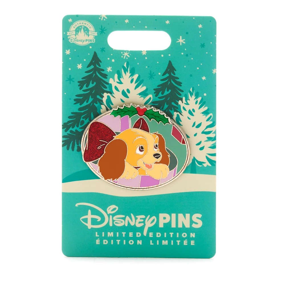 Disney Store Pin's Lady En édition Limitée Pour Les Fêtes, La Belle Et Le Clochard 2 Disney Store Pin's Lady En édition Limitée Pour Les Fêtes, La Belle Et Le Clochard – Image 2
