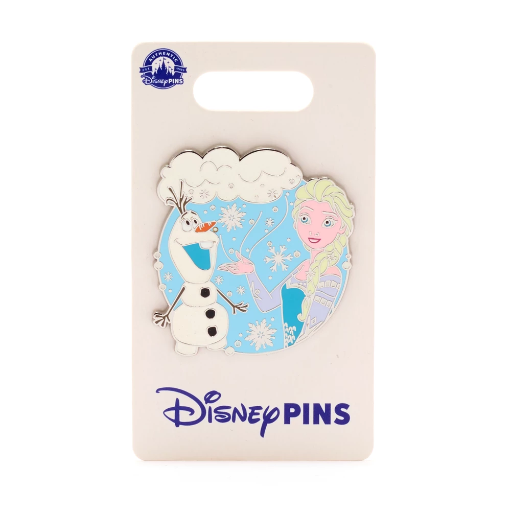 Disney Store Pin's Elsa Et Olaf, La Reine Des Neiges 2 Disney Store Pin's Elsa Et Olaf, La Reine Des Neiges – Image 2