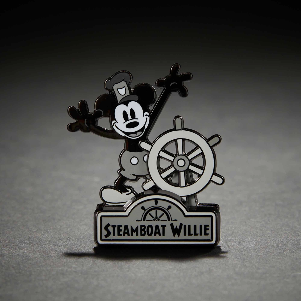 Disney Store Pin's Steamboat Willie En édition Limitée Disney100 Eras 2 Disney Store Pin's Steamboat Willie En édition Limitée Disney100 Eras – Image 2