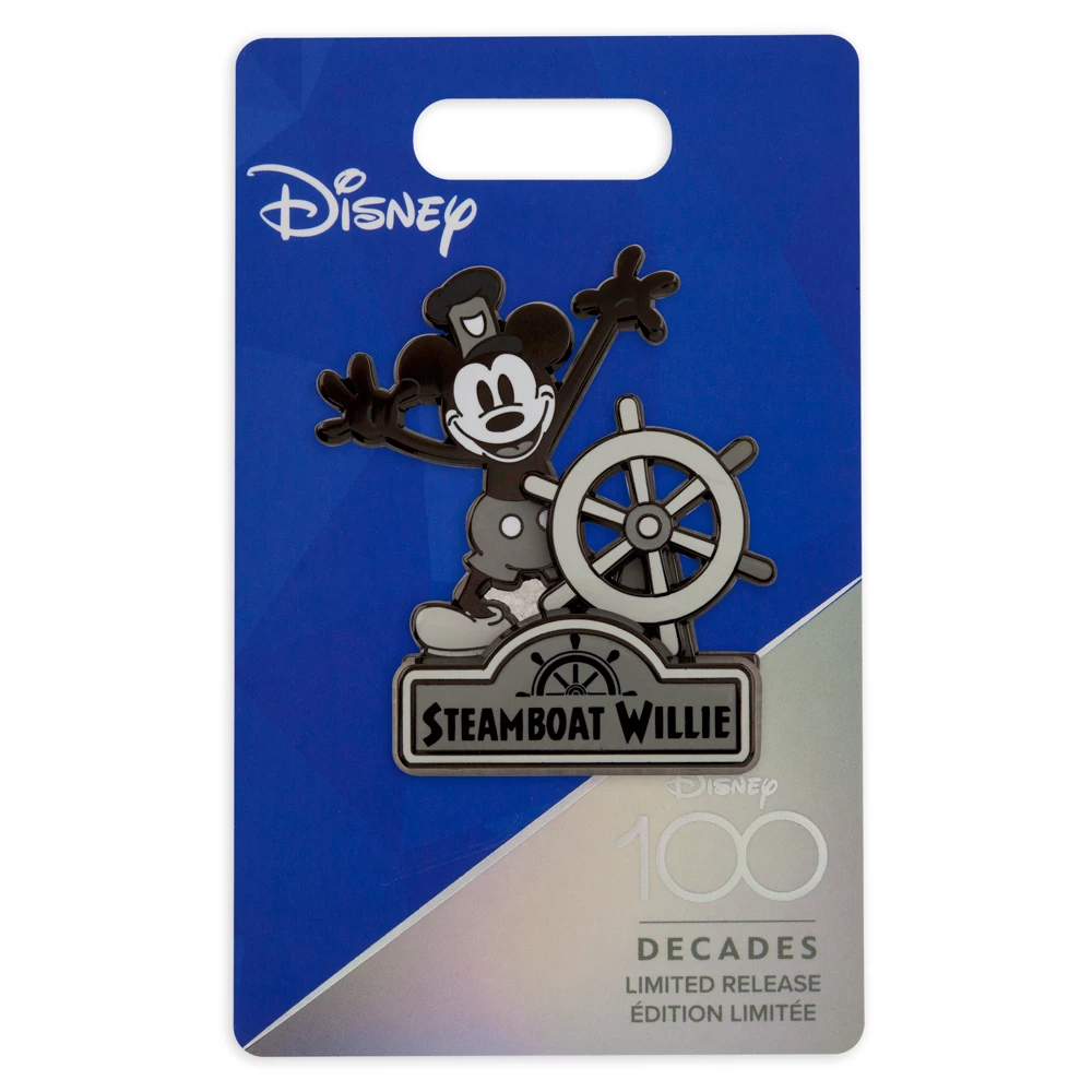 Disney Store Pin's Steamboat Willie En édition Limitée Disney100 Eras 4 Disney Store Pin's Steamboat Willie En édition Limitée Disney100 Eras – Image 4